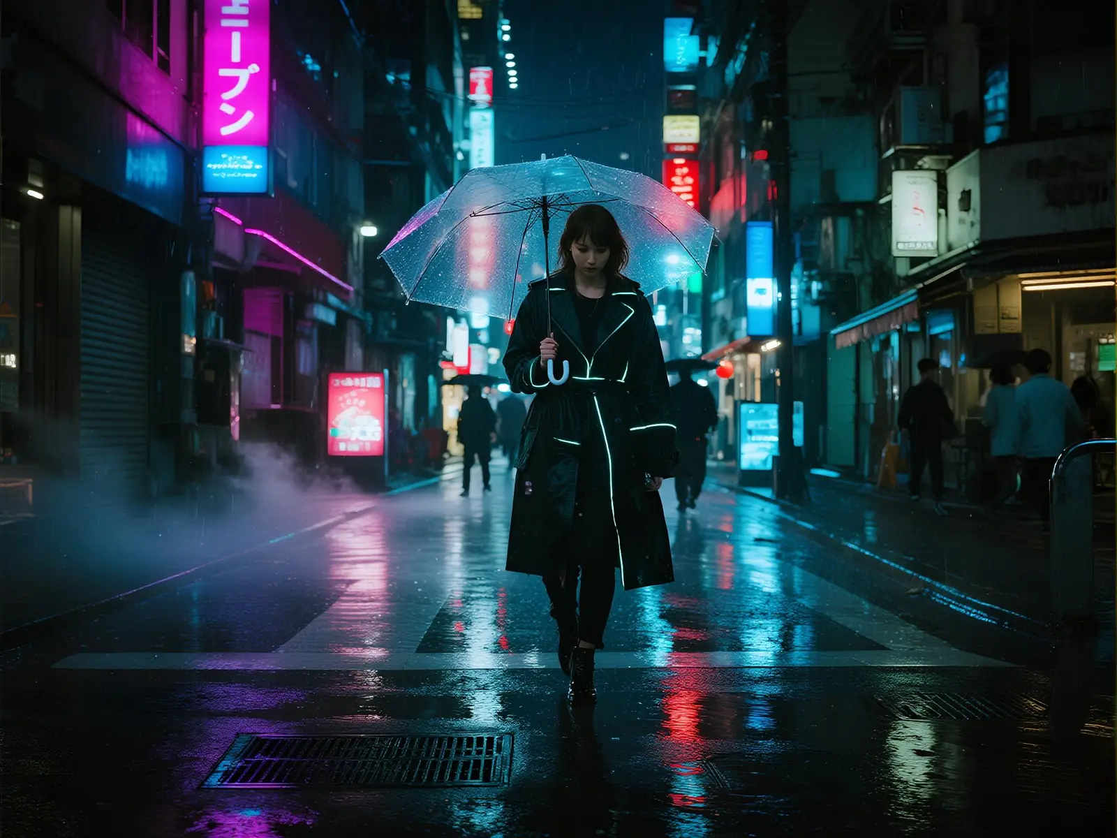 AI image generator example – portrait fashion artwork