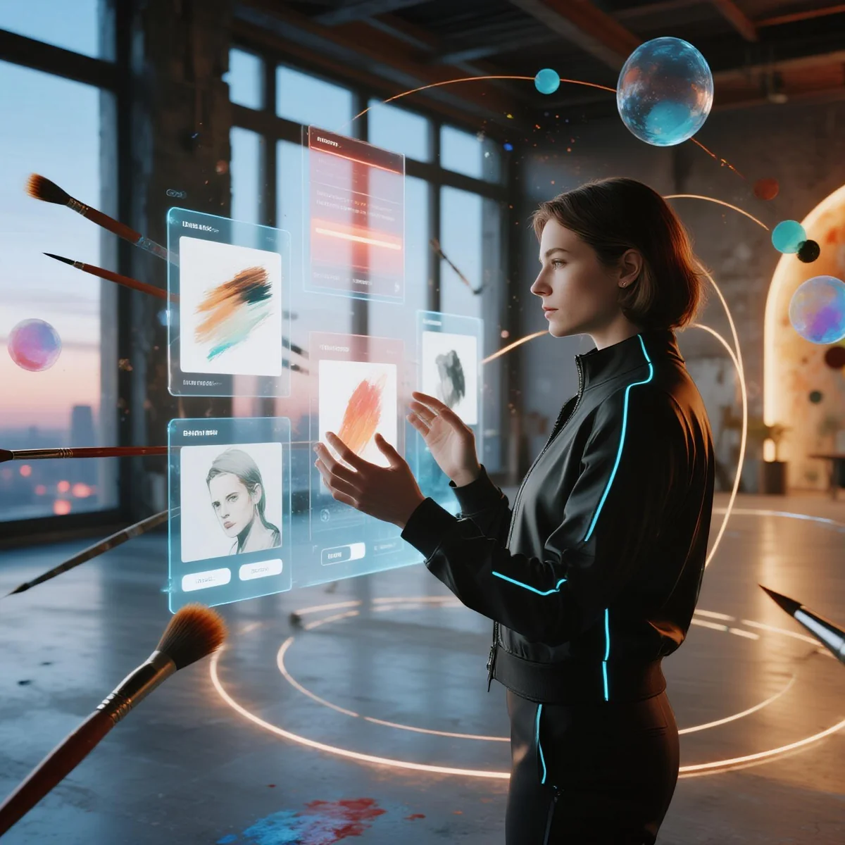 Pro Image Editor - AI-Powered Photo Editing Interface