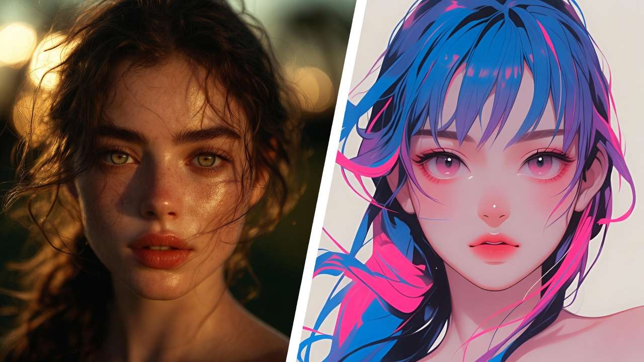 Bright cheerful AI art